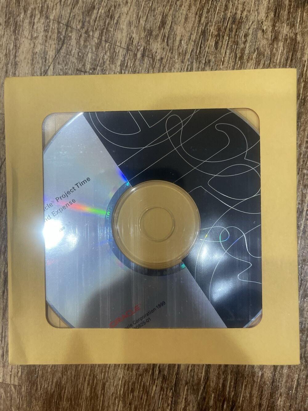 Oracle Project Time & Expense CD 1999 Vintage Enterprise Software
